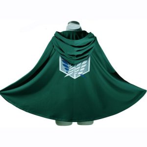 On Anime Attack Titan Cloak Shingeki No Kyojin Scouting Legion Aren Levi Capes Cosplay Costume - 1