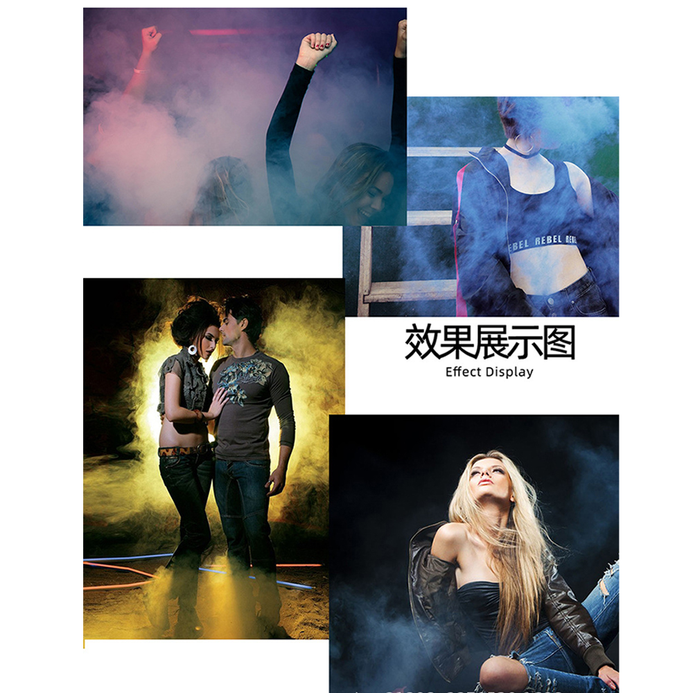 5pcsbox Halloween Color Smoke Bomb Photography Aid Decoration Tool Party Surprise - 3