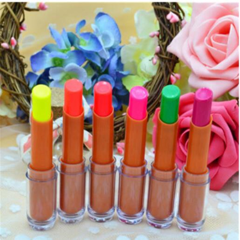 Luminous Glow Lipstick Lip Stick Fluorescence In Dark Stage Nightclubs Performance Party Makeup Rave Led Favors - 2