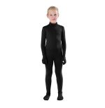 Speerise Halloween Costume Kids 3-12 Boys Green Zentai Suits Tights Full Body Spandex Cosplay Jumpsuits Girls - 3