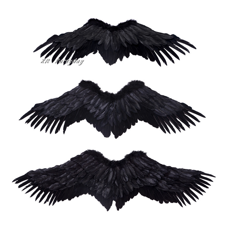Kids White Feather Angel Wing Women Girl Stage Performance Cosplay Costume Party Dress Christmas Halloween - 5