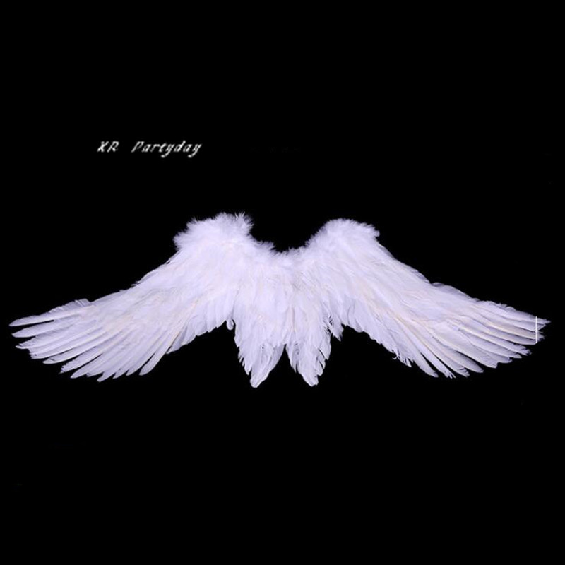 Kids White Feather Angel Wing Women Girl Stage Performance Cosplay Costume Party Dress Christmas Halloween - 4