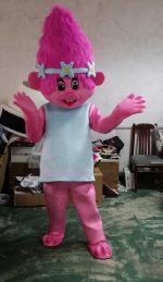 Trolls Mascot Costume Cartoon Character Custom Party - 3