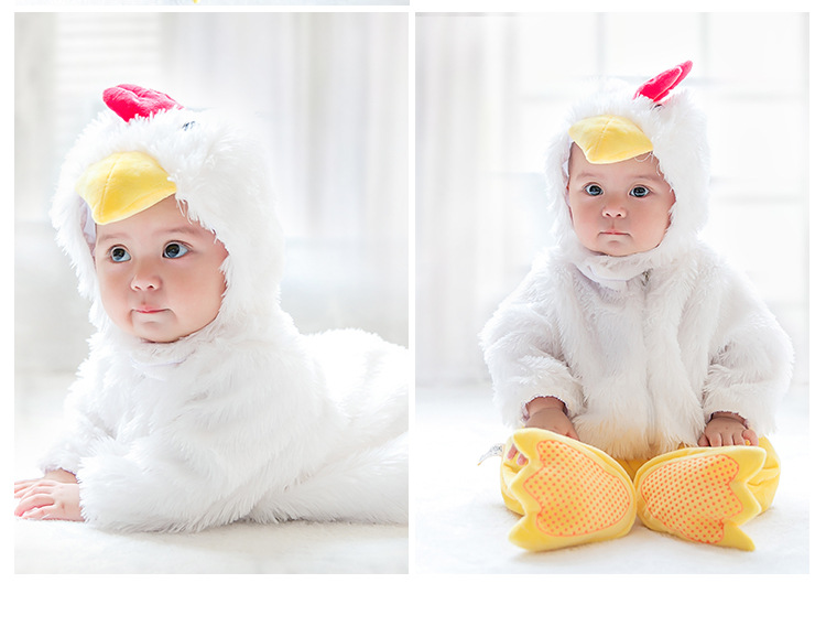 Adorable Baby Animal Costume Lion Goat Penguin Polar Bear Mascots Cosplay Outfit For Infants 6 Months To 2 Years - 17