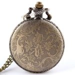 Vintage Full Metal Alchemist Cosplay Pocket Watch Necklace Chain Pendant Clock Steampunk Edward Elric Fob Watches Men Women - 6