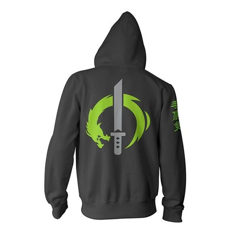 Overwatch Shimada Genji Dva Unisex Cosplay Hoodie Zipper Sports Sweater For Gaming Enthusiasts - 4