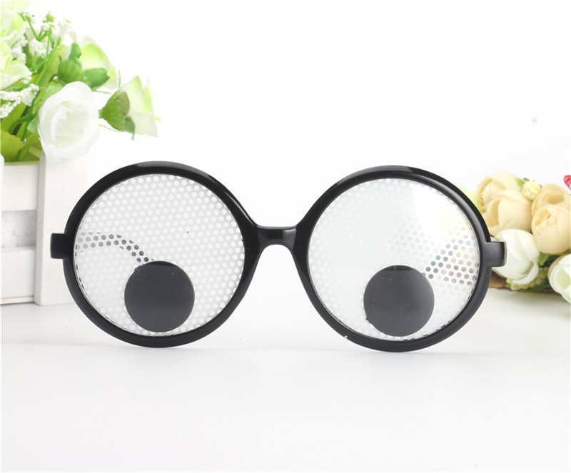 Funny Eyeball Round Glasses For Birthday Party Cosplay Festival Costume - 13