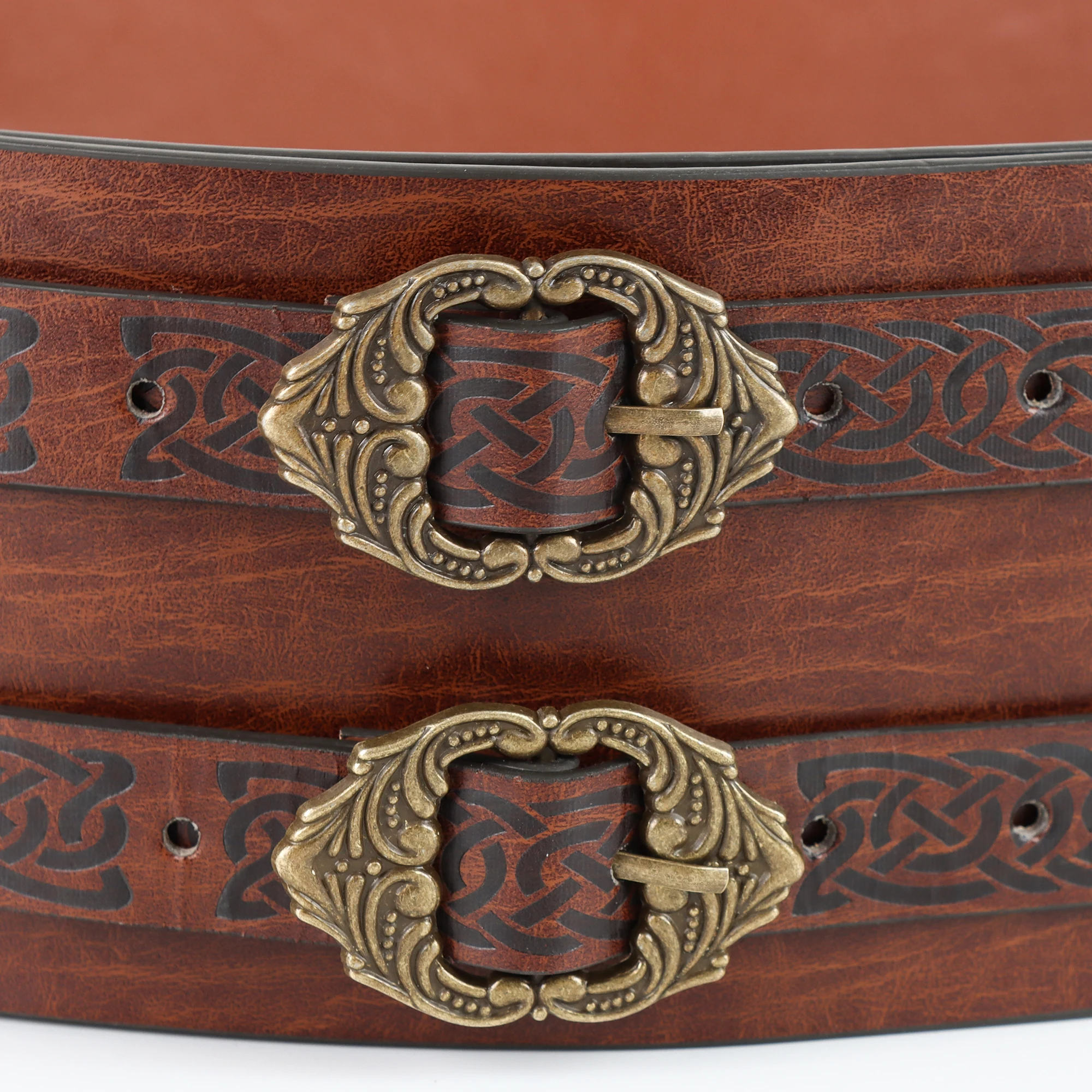 Medieval Viking Warrior Pu Leather Belt Steampunk Cosplay Accessory - 5