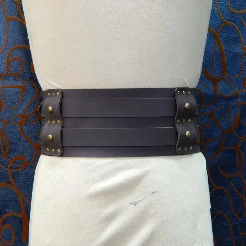 Vintage Steampunk Gladiator Armor Pirate Viking Costume Accessories For Men - 4