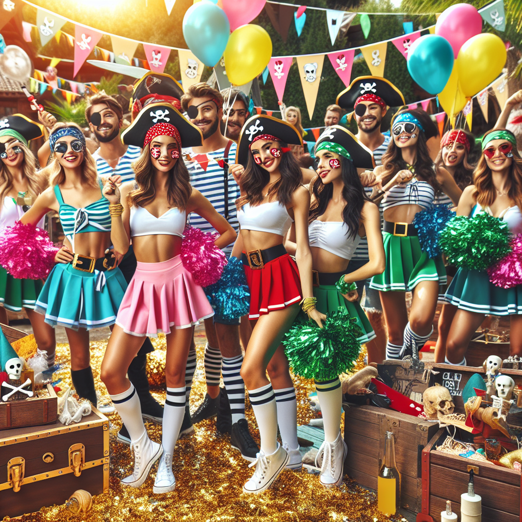 Why a Pirate Cheerleader Costume is Perfect for Parties and Treasure Hunts  