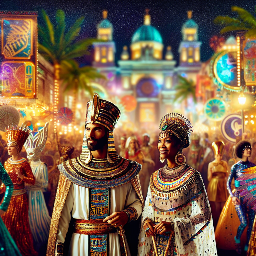 The Allure of Pharaoh-Inspired Outfits for Men and Women at Carnival Parties  