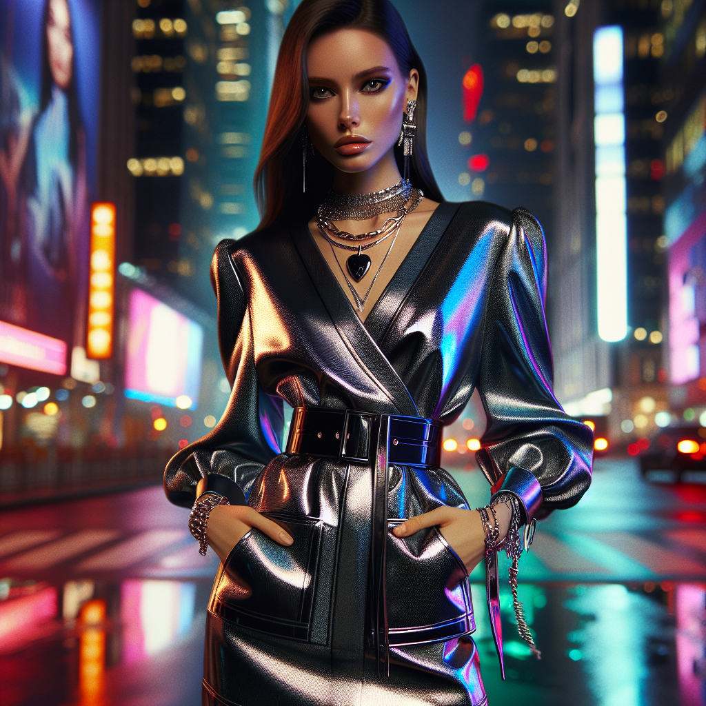 Bold Fashion Statements: Eye-Catching Wet Look Bodysuit for Unique Style  