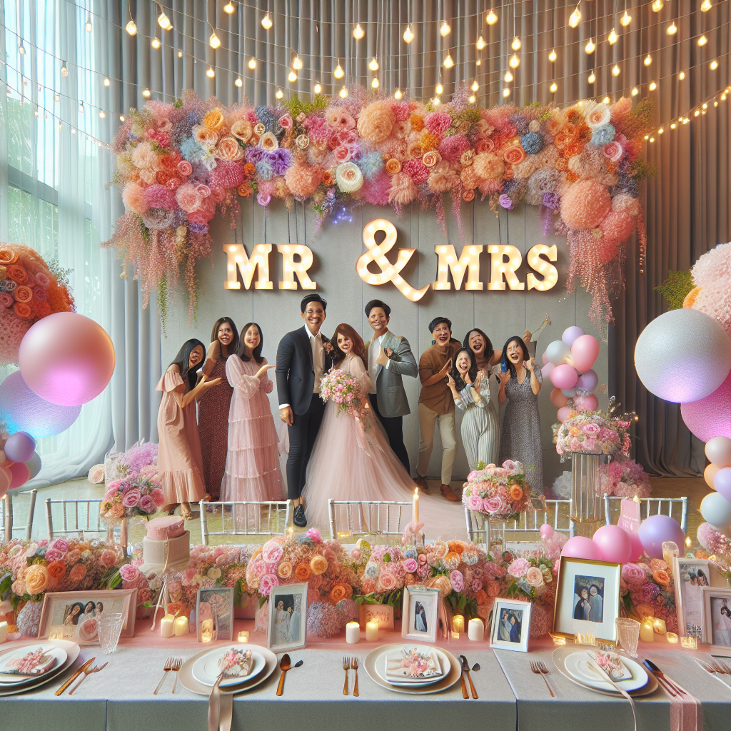 Creative Photo Opportunities with Mrampmrs Bridal Shower Decor  