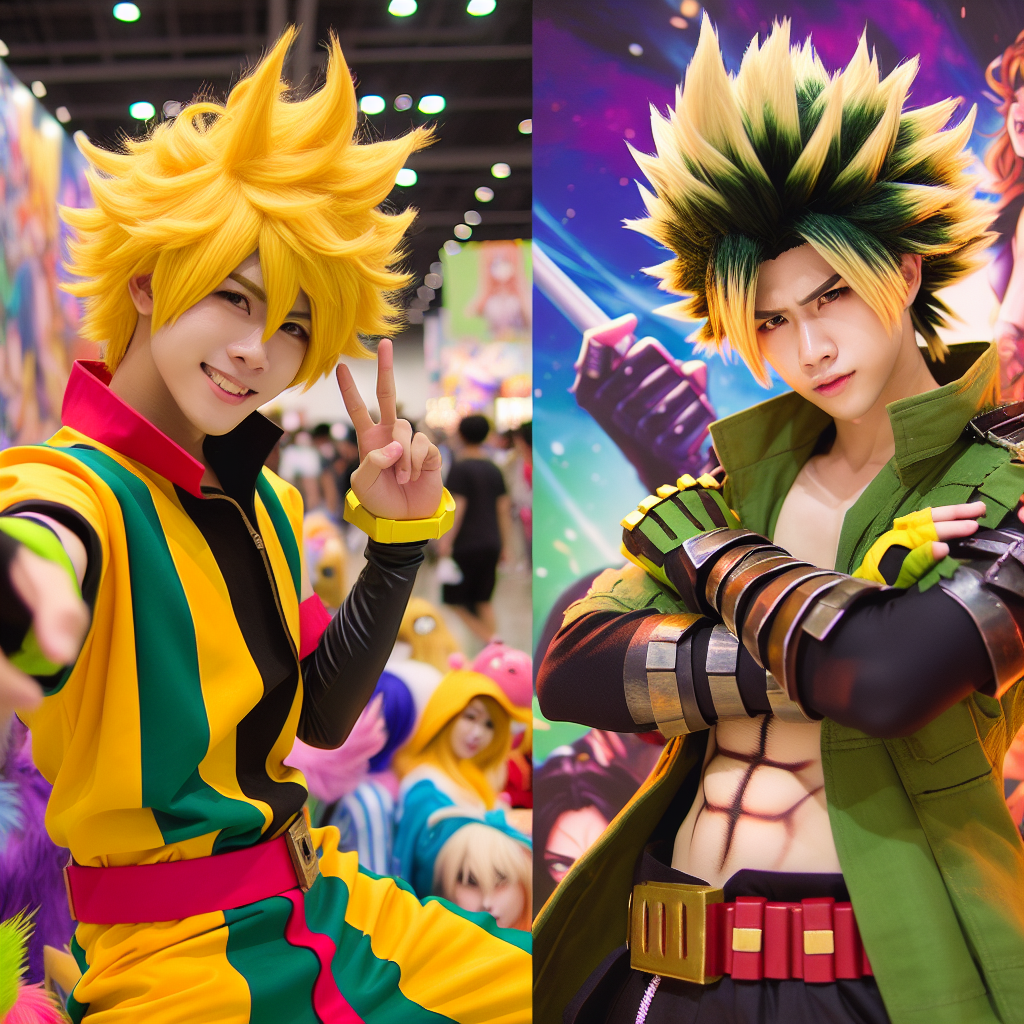 Discover the Best Wigs for Kaminari Denki and Katsuki Bakugo Cosplay  