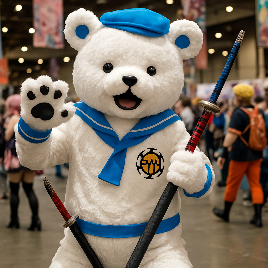 High-Quality Bepo Costume Details for Anime Conventions  