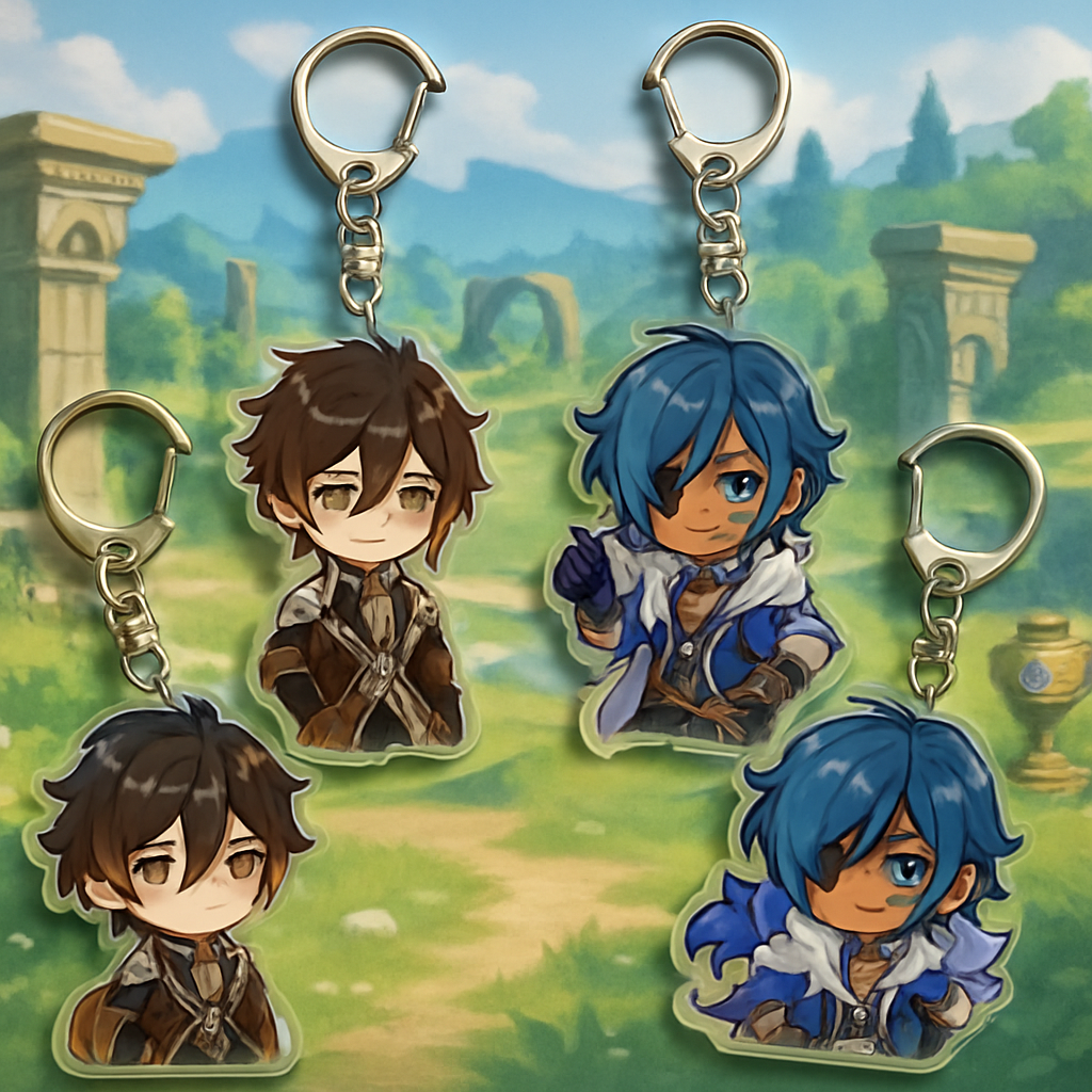 Explore the Unique Designs of Double-Sided Acrylic Keychains for Genshin Impact Fans Explore the Unique Designs of Double-Sided Acrylic Keychains for Genshin Impact Fans