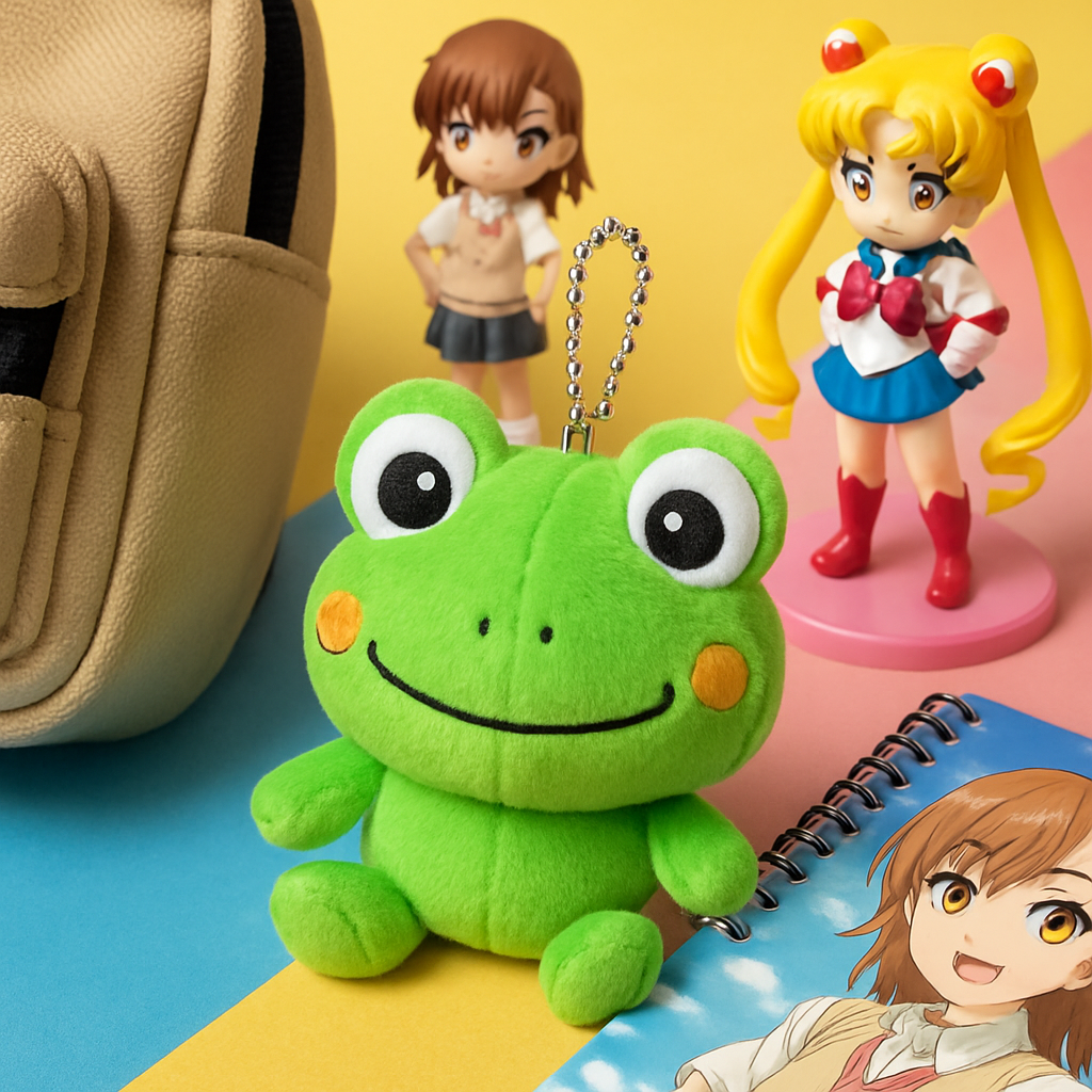 Exploring the Adorable Design of the Misaka Mikoto Kawaii Gekota Plush Doll Keychain  